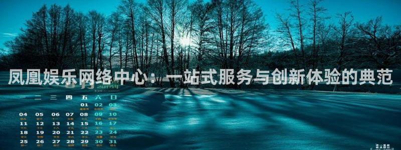 万向娱乐链接：凤凰娱乐网络中心：一站式服务与创新体验的典范